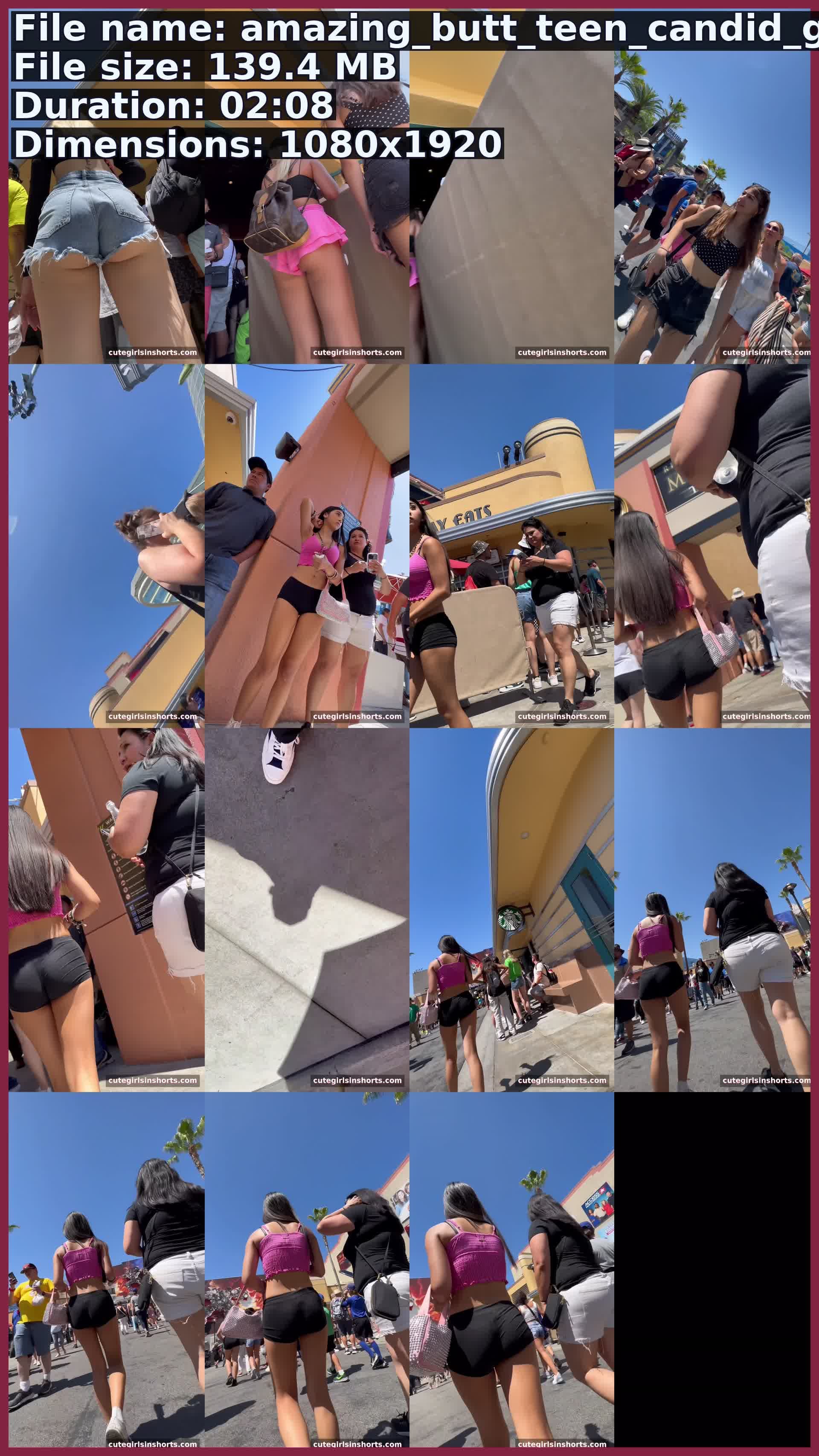 Amazing Butt Teen Candid Girl