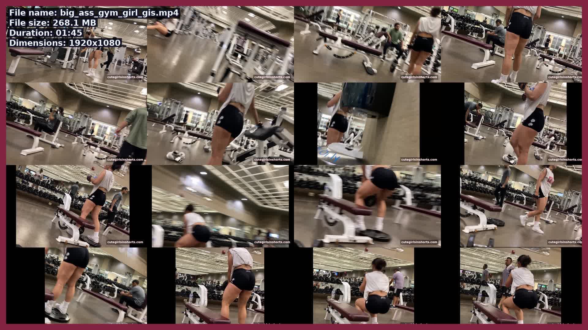 Big Ass Gym Girl