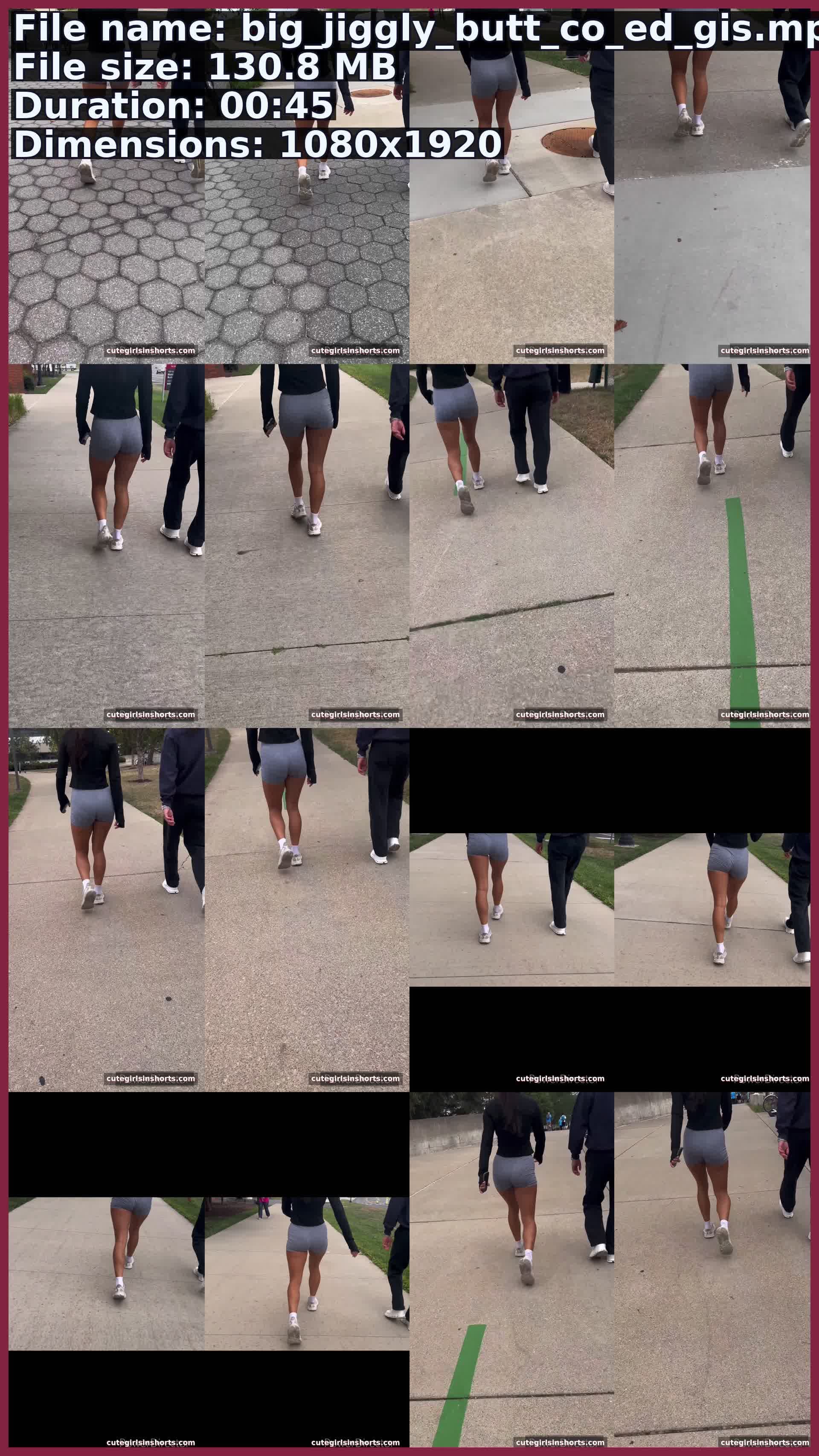 Big Jiggly Butt Co Ed