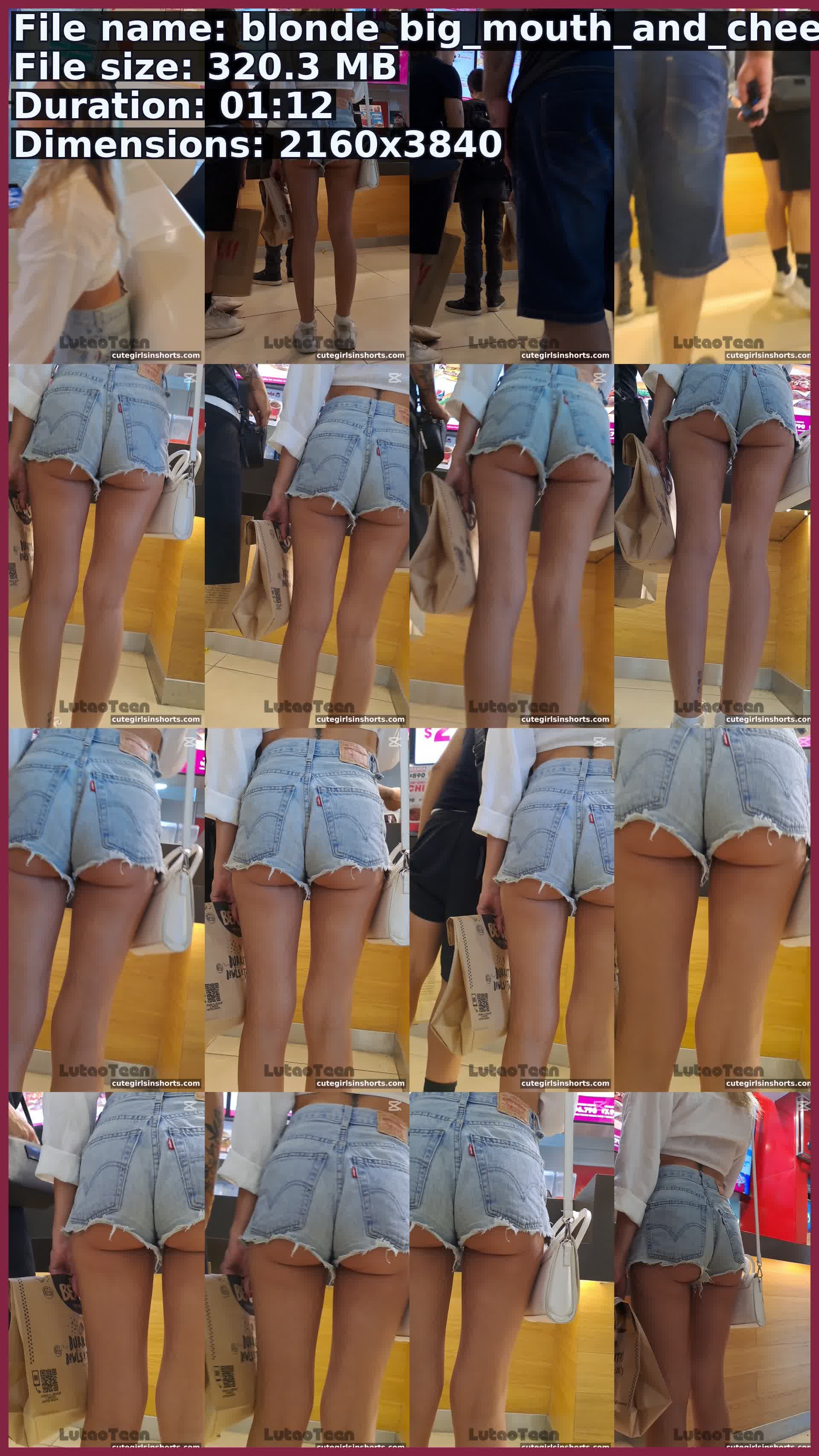 Blonde Big Mouth And Cheeks