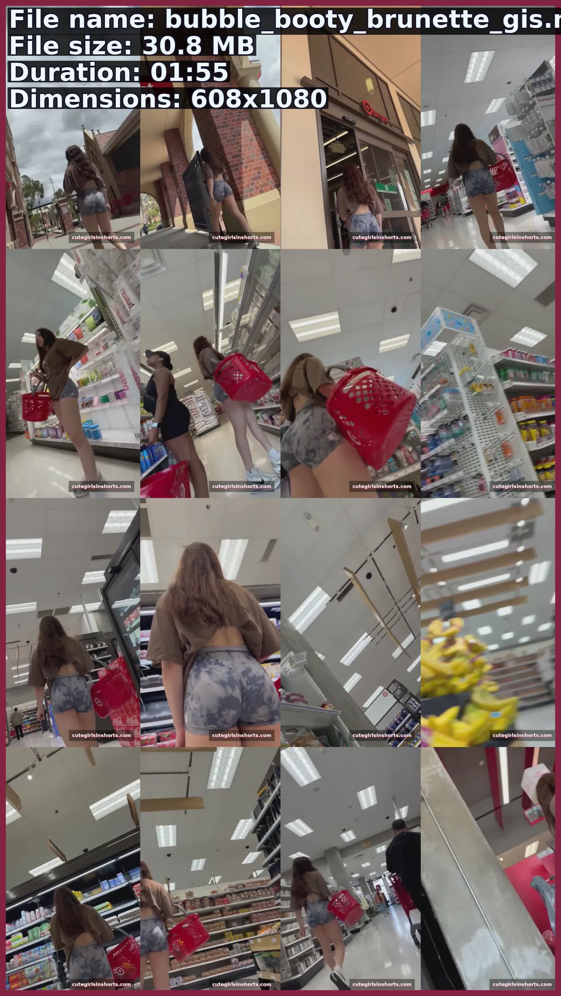 Bubble Booty Brunette