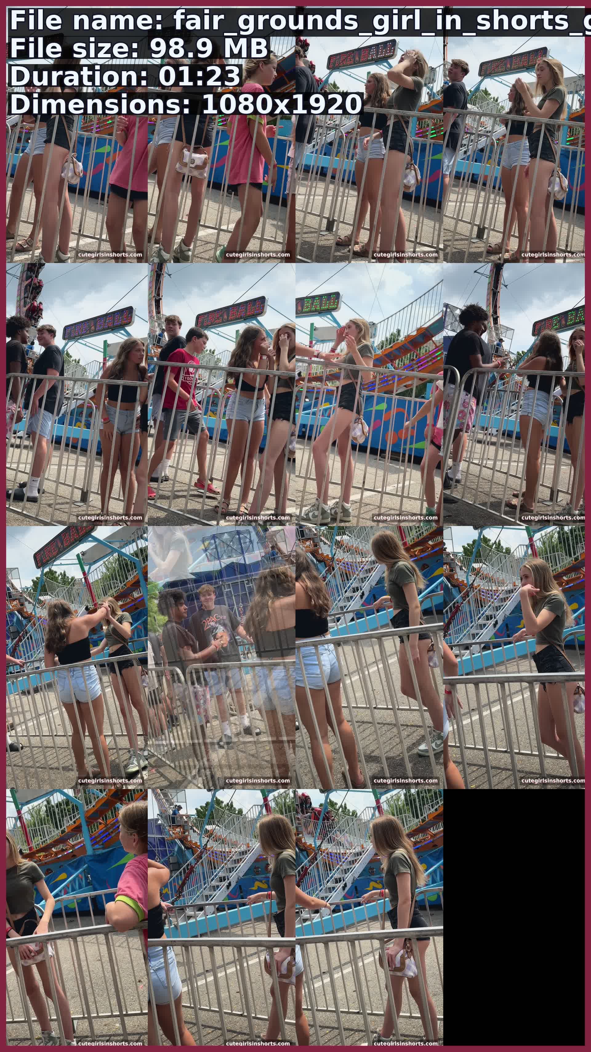 Fair Grounds Girl In Shorts