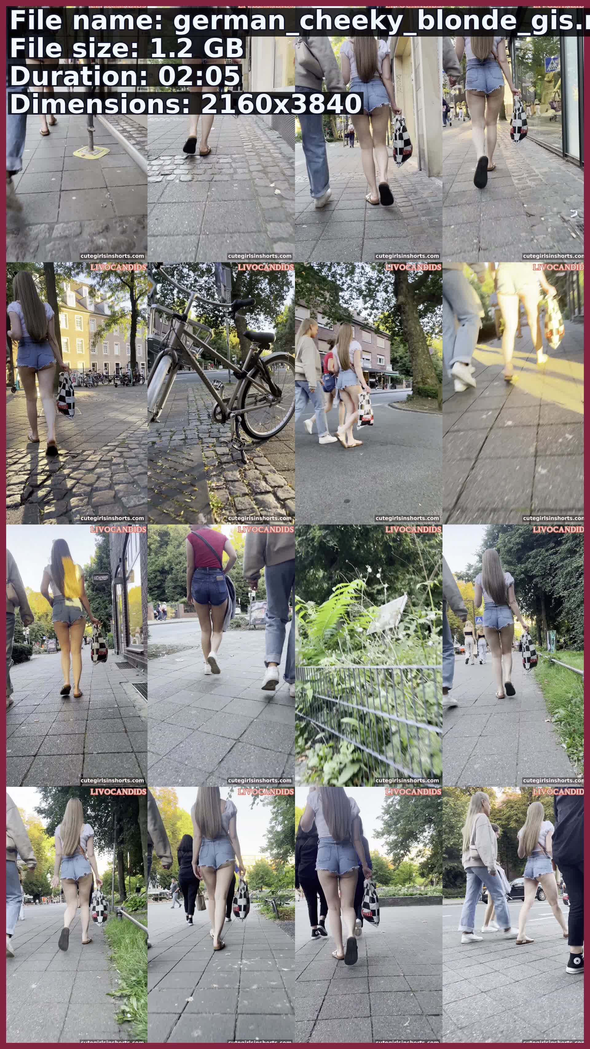 German Cheeky Blonde