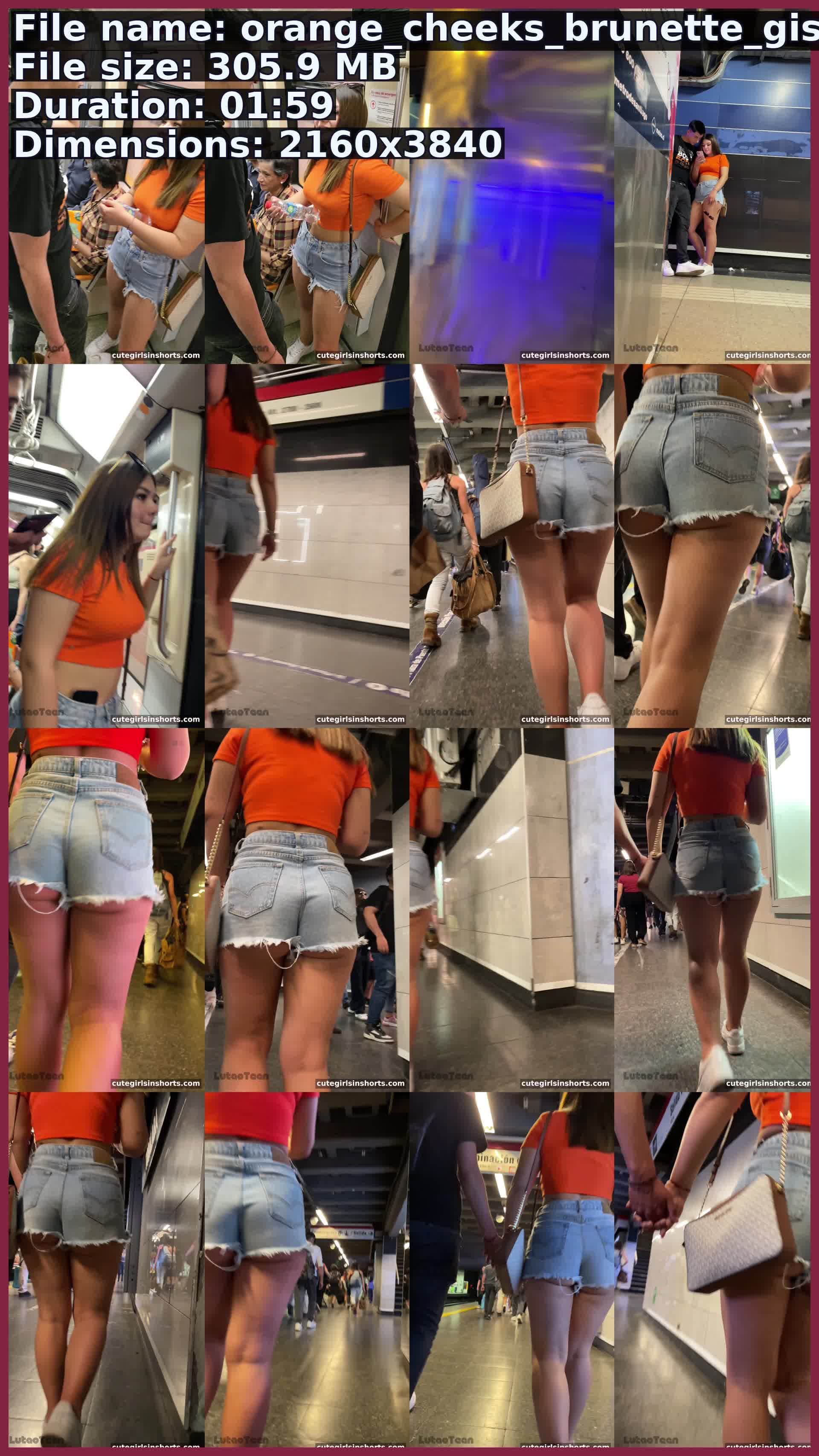 Orange Cheeks Brunette