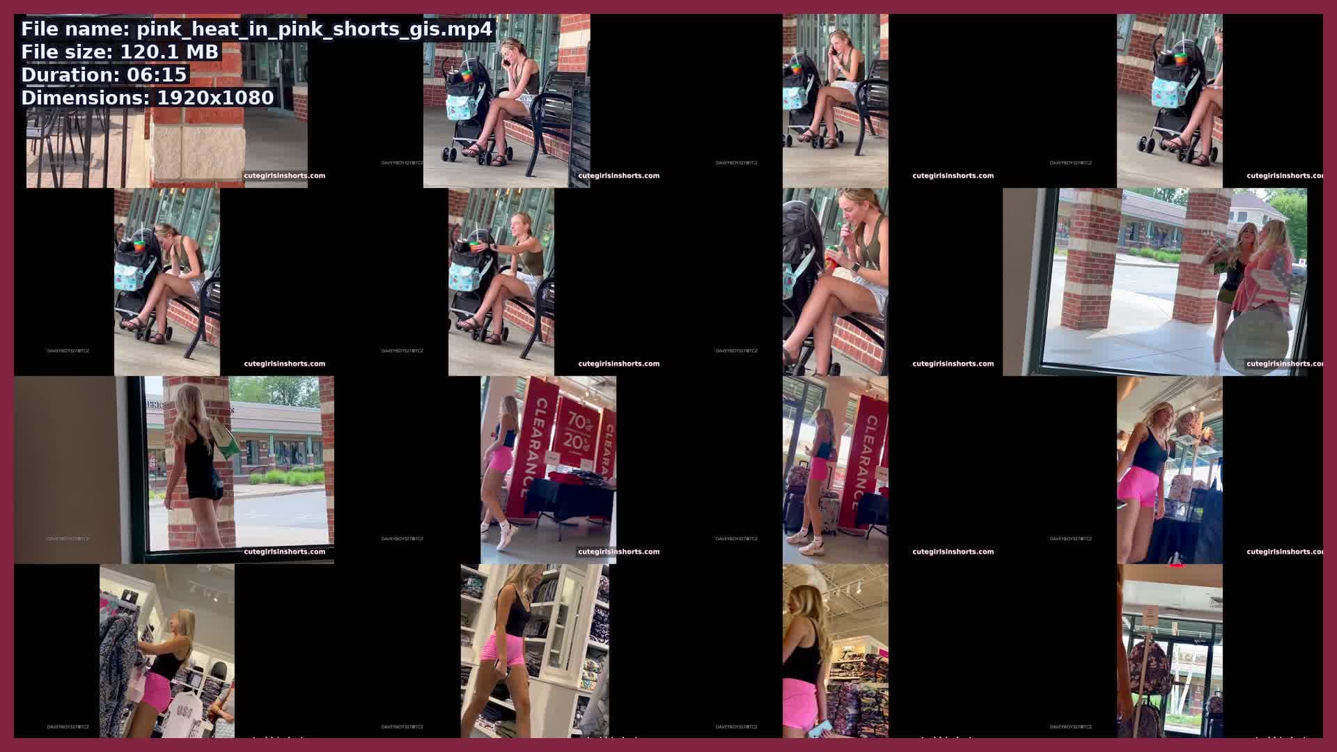 Pink Heat In Pink Shorts