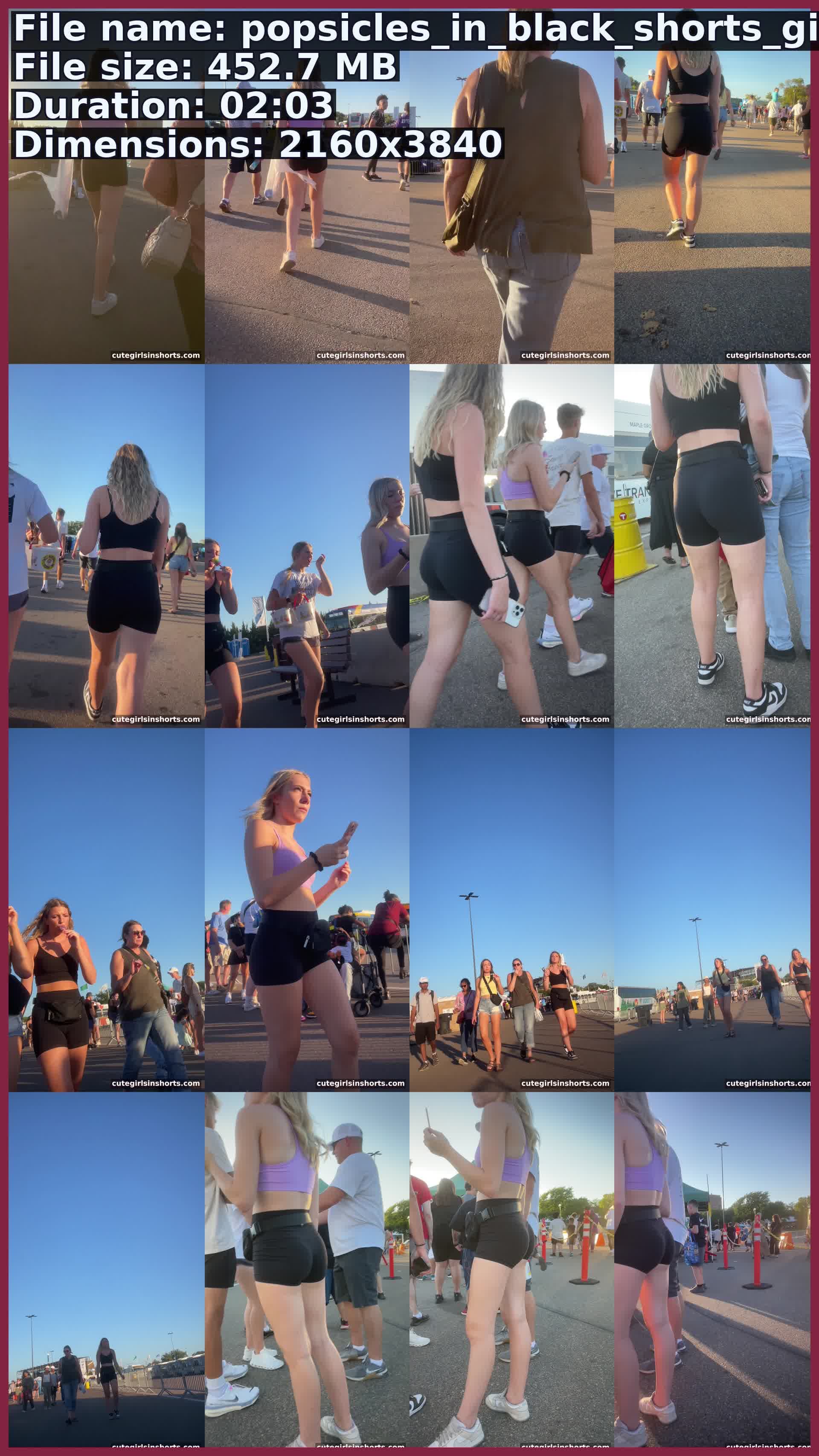 Popsicles In Black Shorts