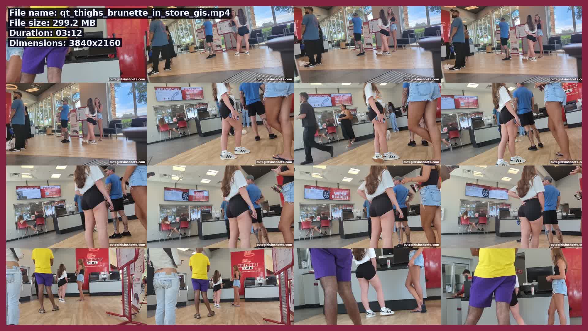 Qt Thighs Brunette In Store