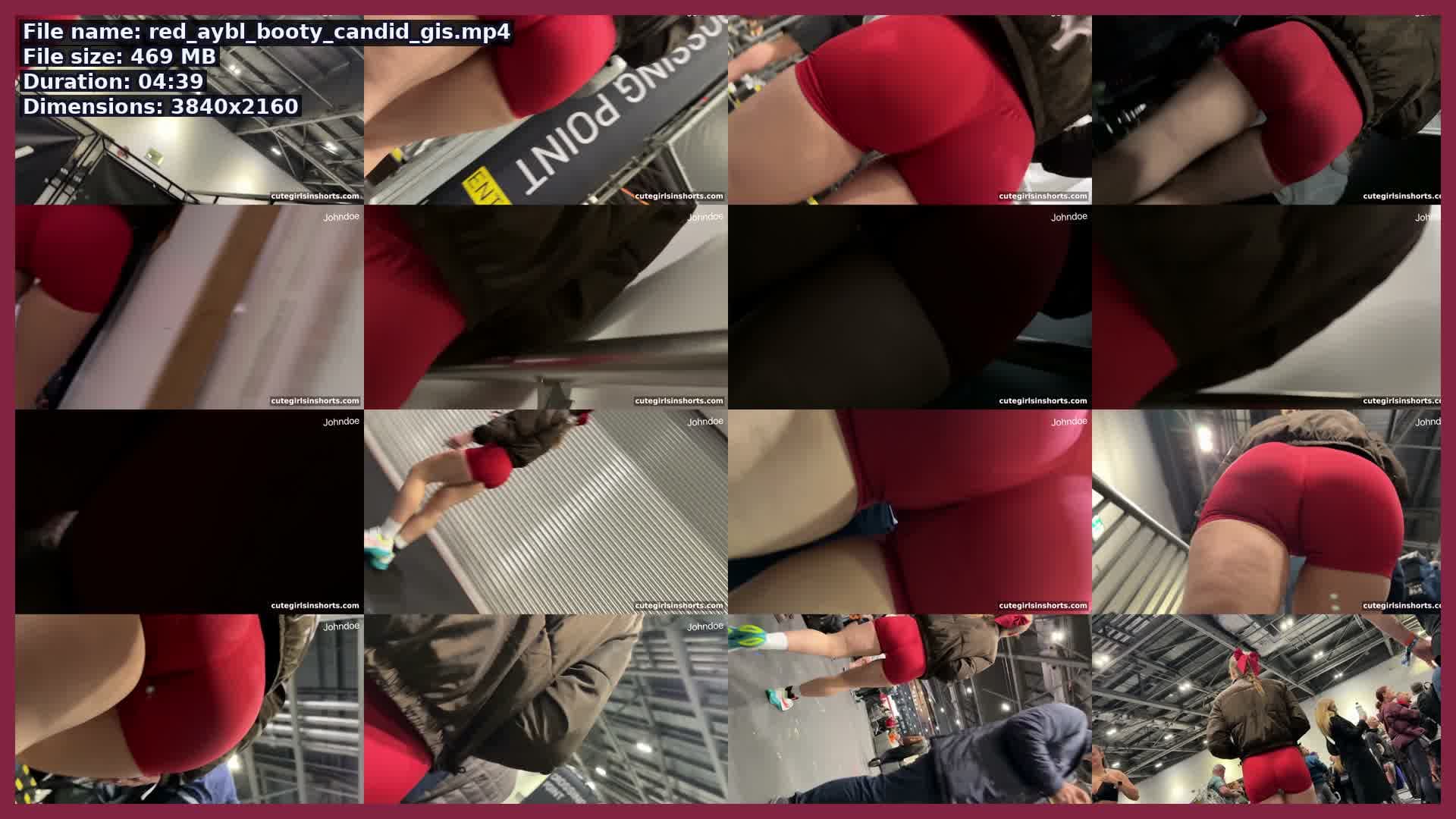 Red Aybl Booty Candid