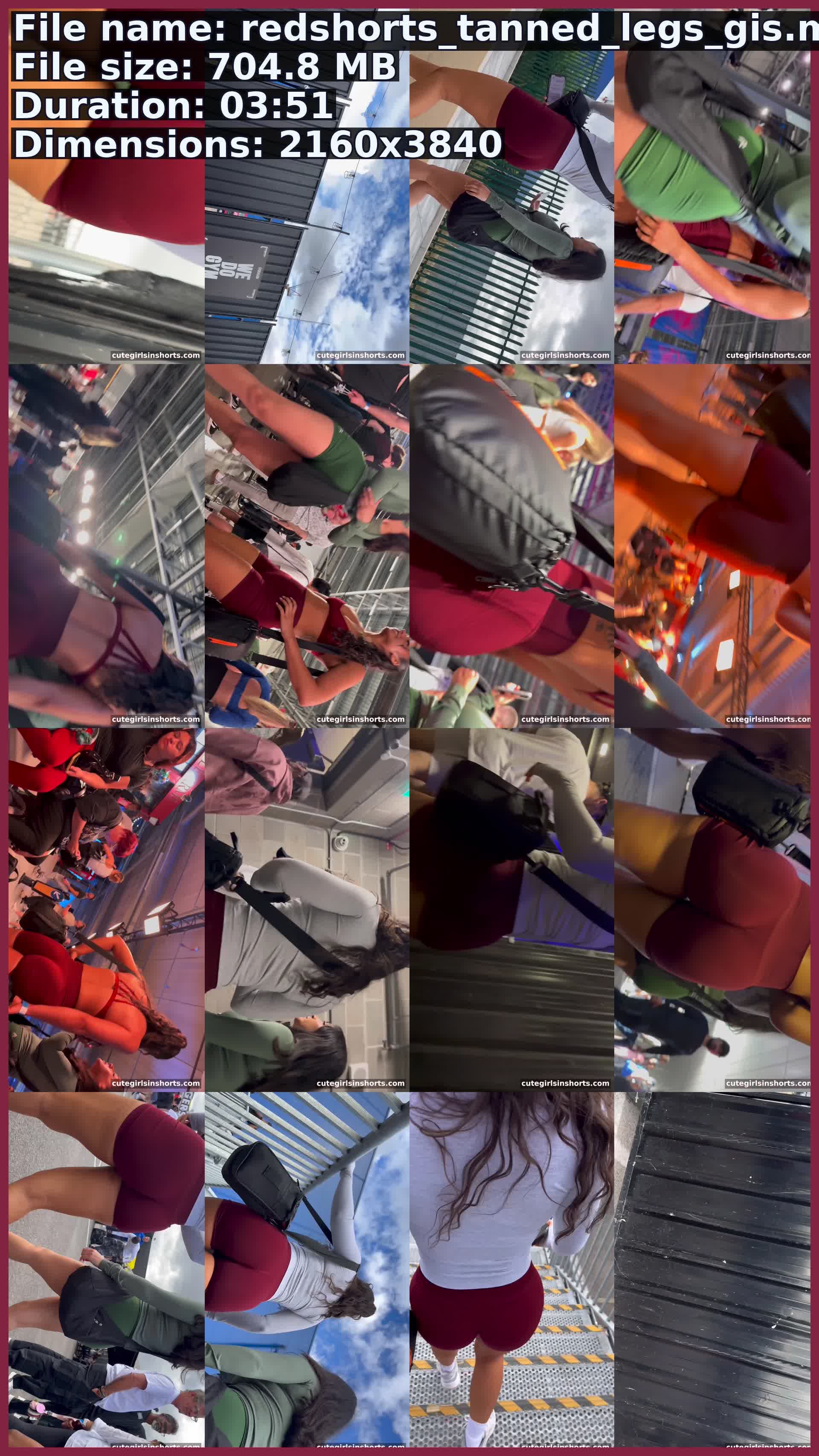 Redshorts Tanned Legs