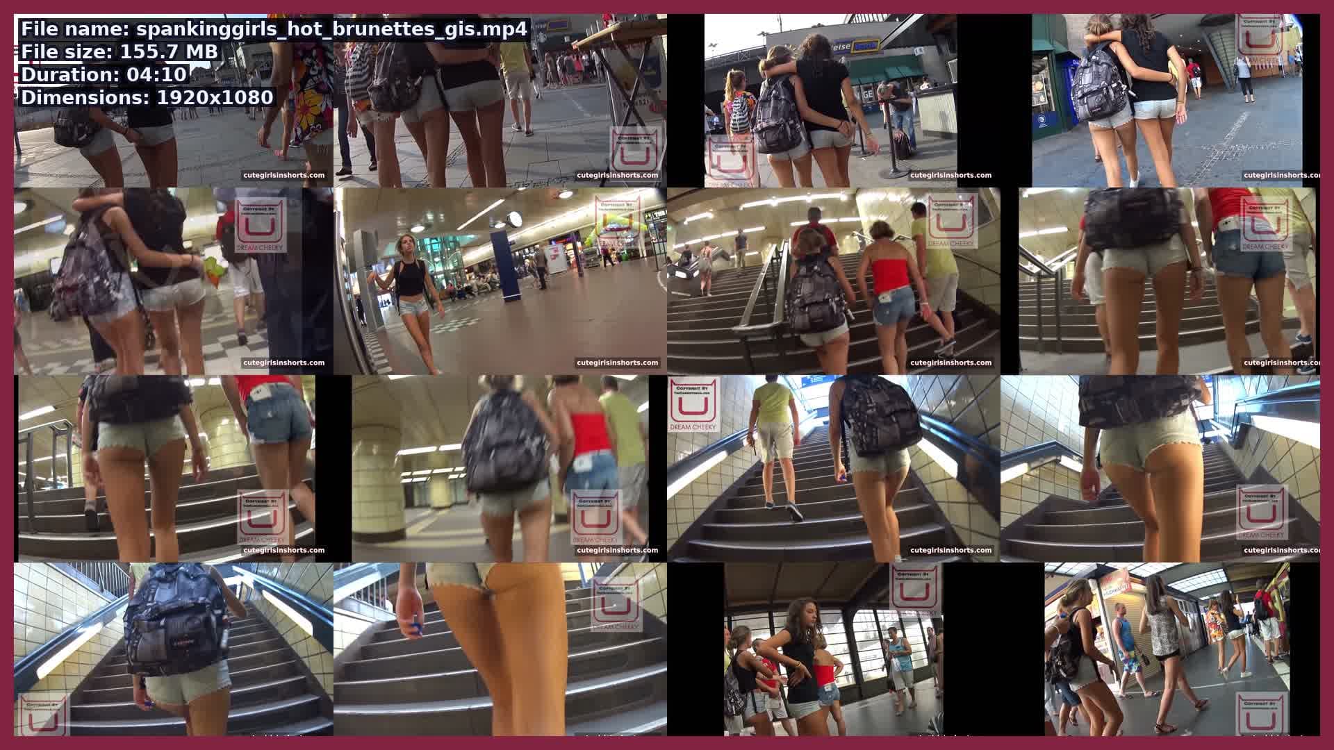 Spankinggirls Hot Brunettes