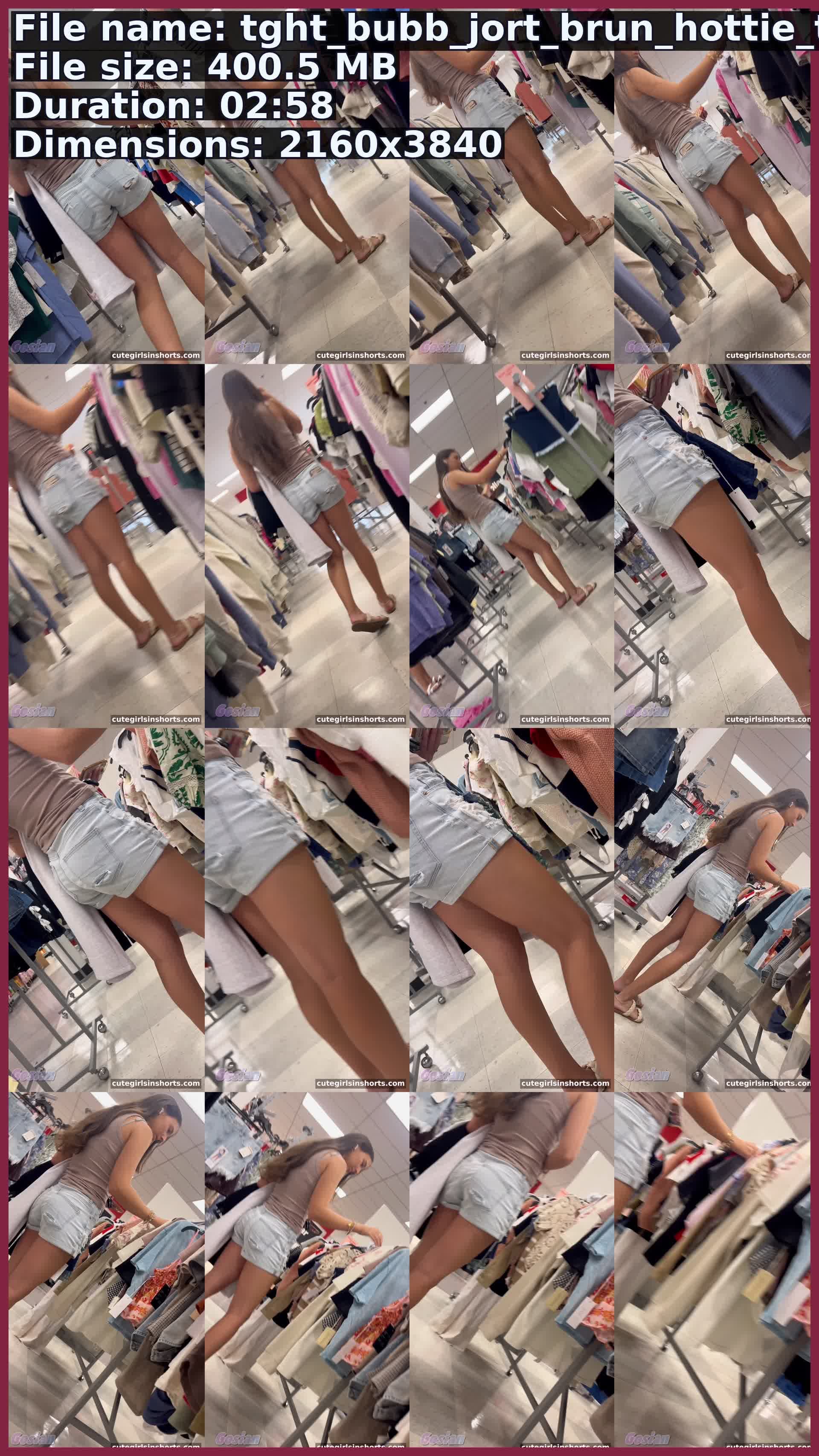 Tght Bubb Jort Brun Hottie Tj