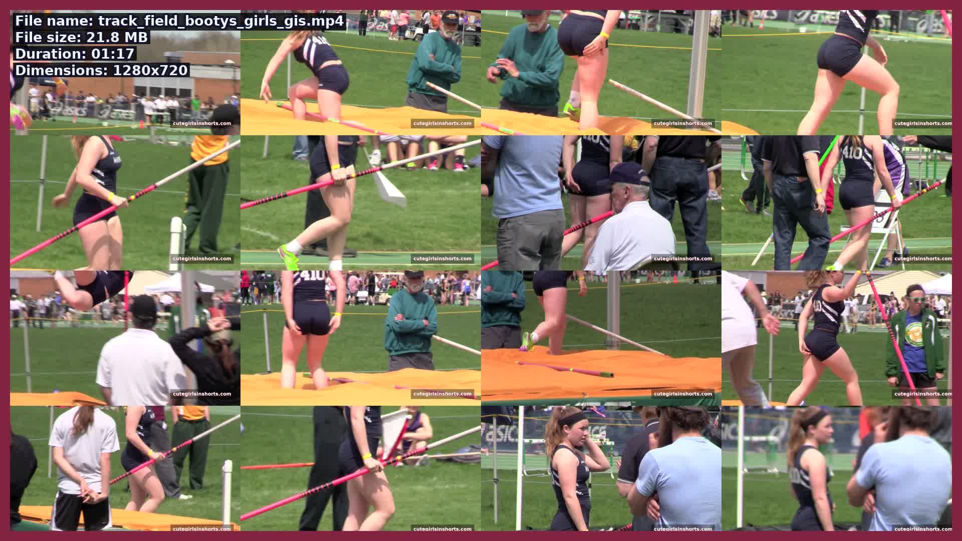 Track Field Bootys Girls